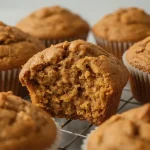 Greek Yogurt Pumpkin Muffins - recipe card