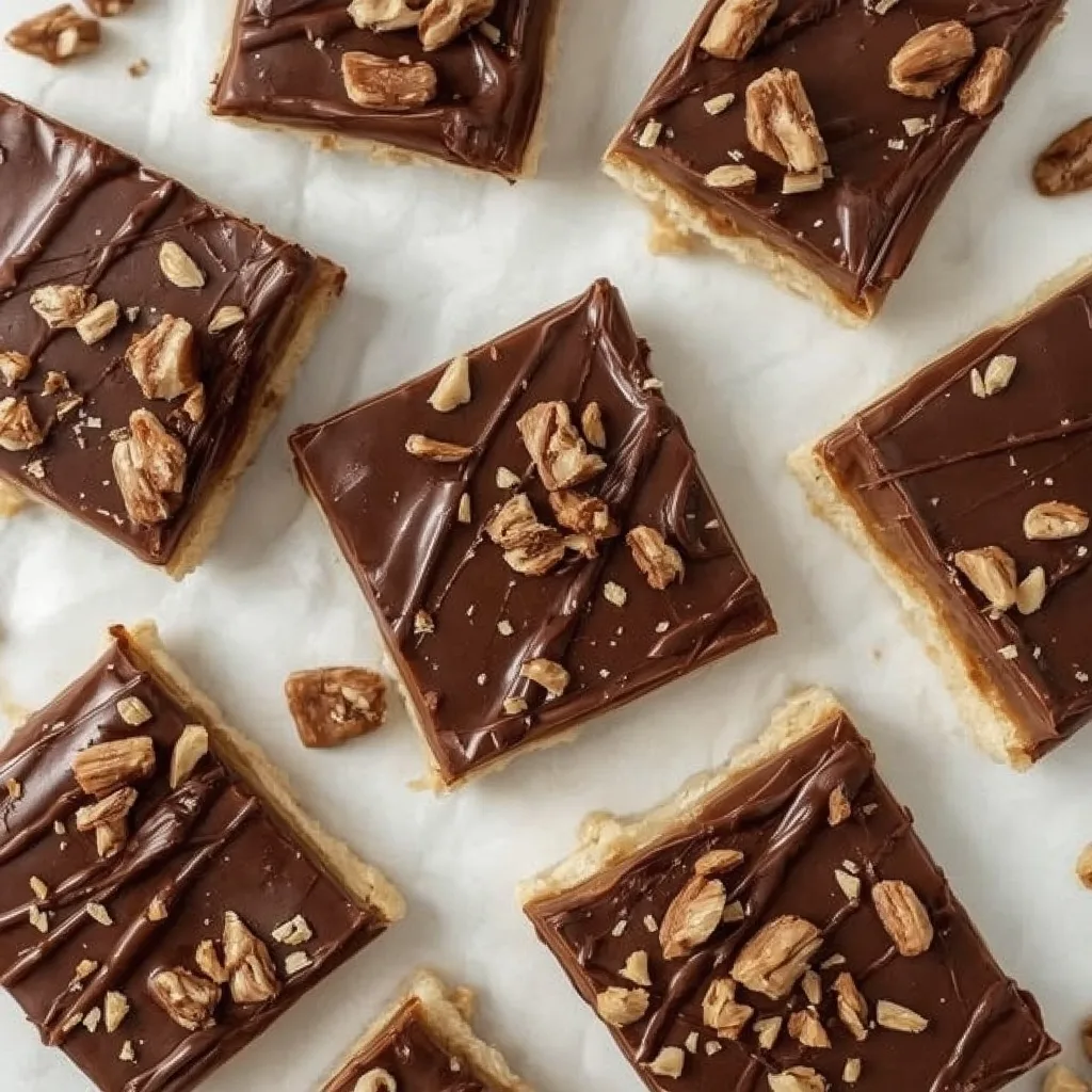Healthy Homemade Twix Bars