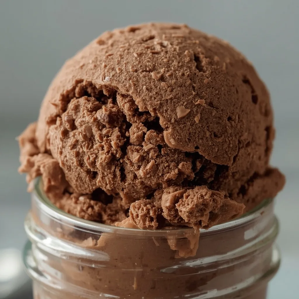 High Protein Chocolate Cottage Cheese Ice Cream