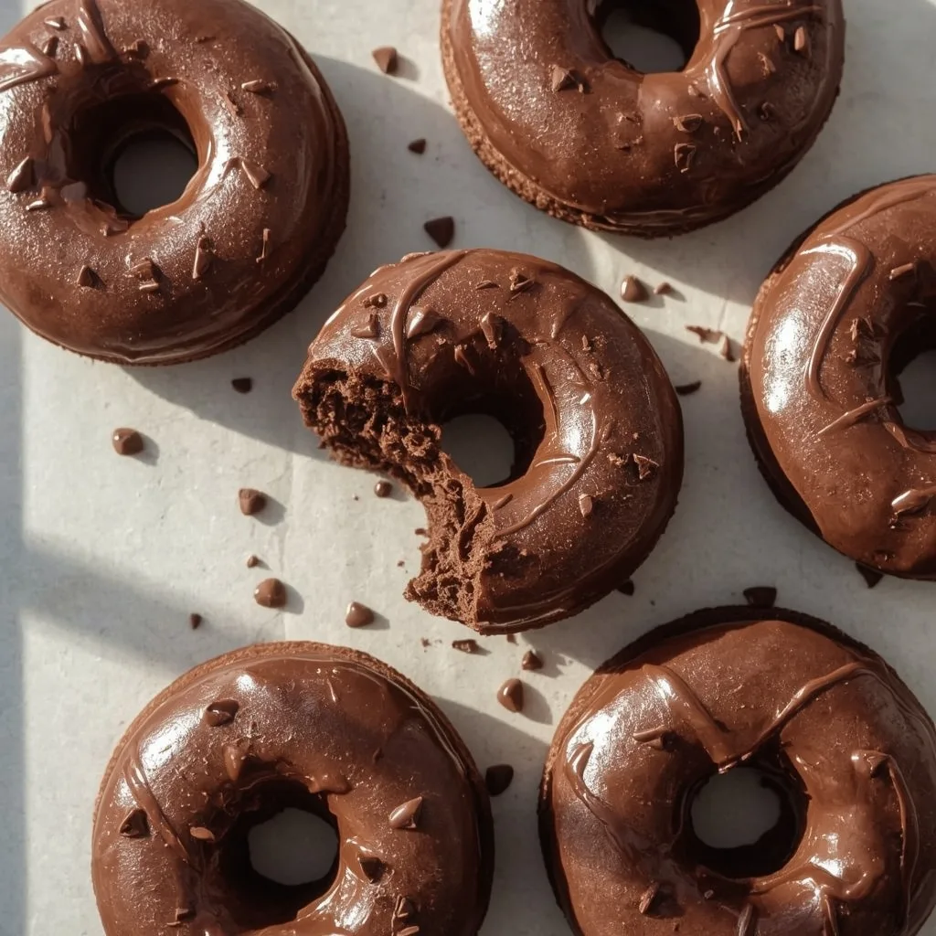 High Protein Chocolate Protein Donuts
