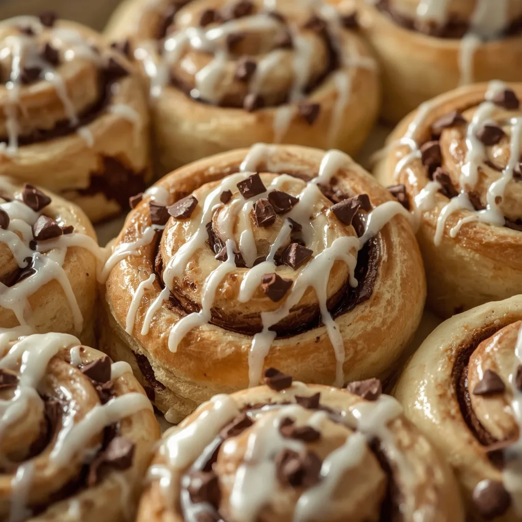 High Protein Cookie Monster Cinnamon Rolls