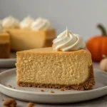High Protein Cottage Cheese Pumpkin Cheesecake - recipe card