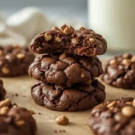 High Protein Keto Flourless Fudge Cookies - recipe card