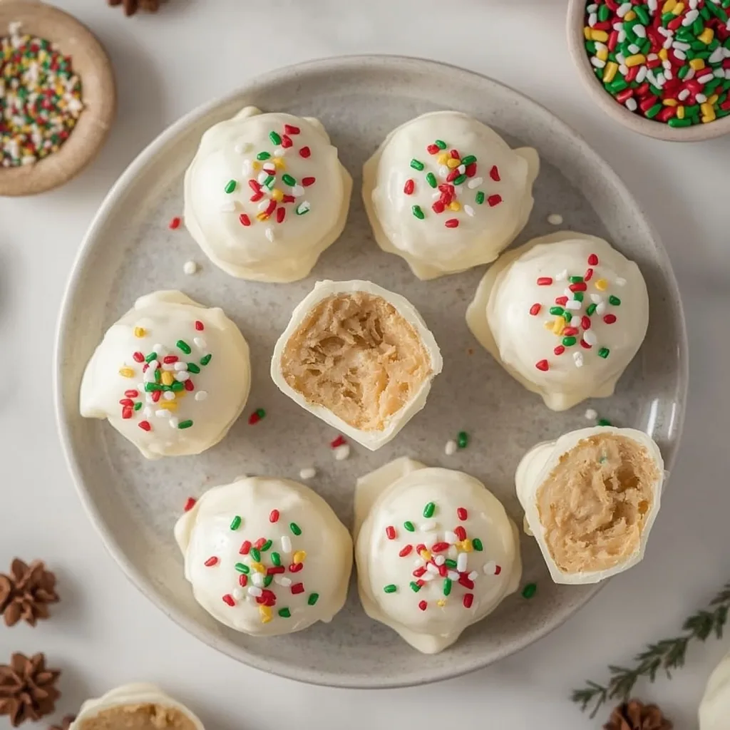 High Protein Little Debbie Christmas Tree Cake Truffles