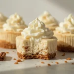 High Protein Mini Christmas Cheesecakes - recipe card