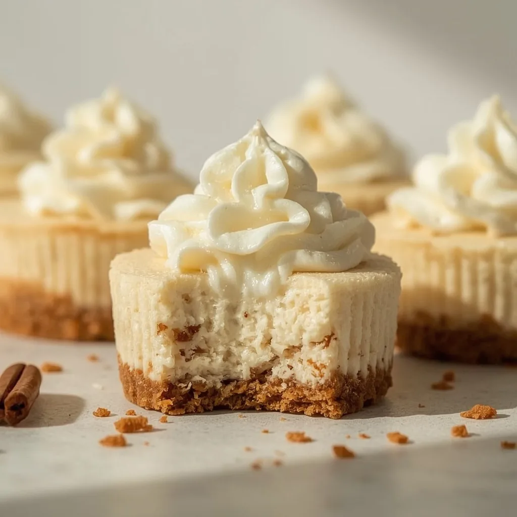 High Protein Mini Christmas Cheesecakes
