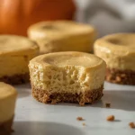 High Protein Mini Pumpkin Cheesecakes - recipe card