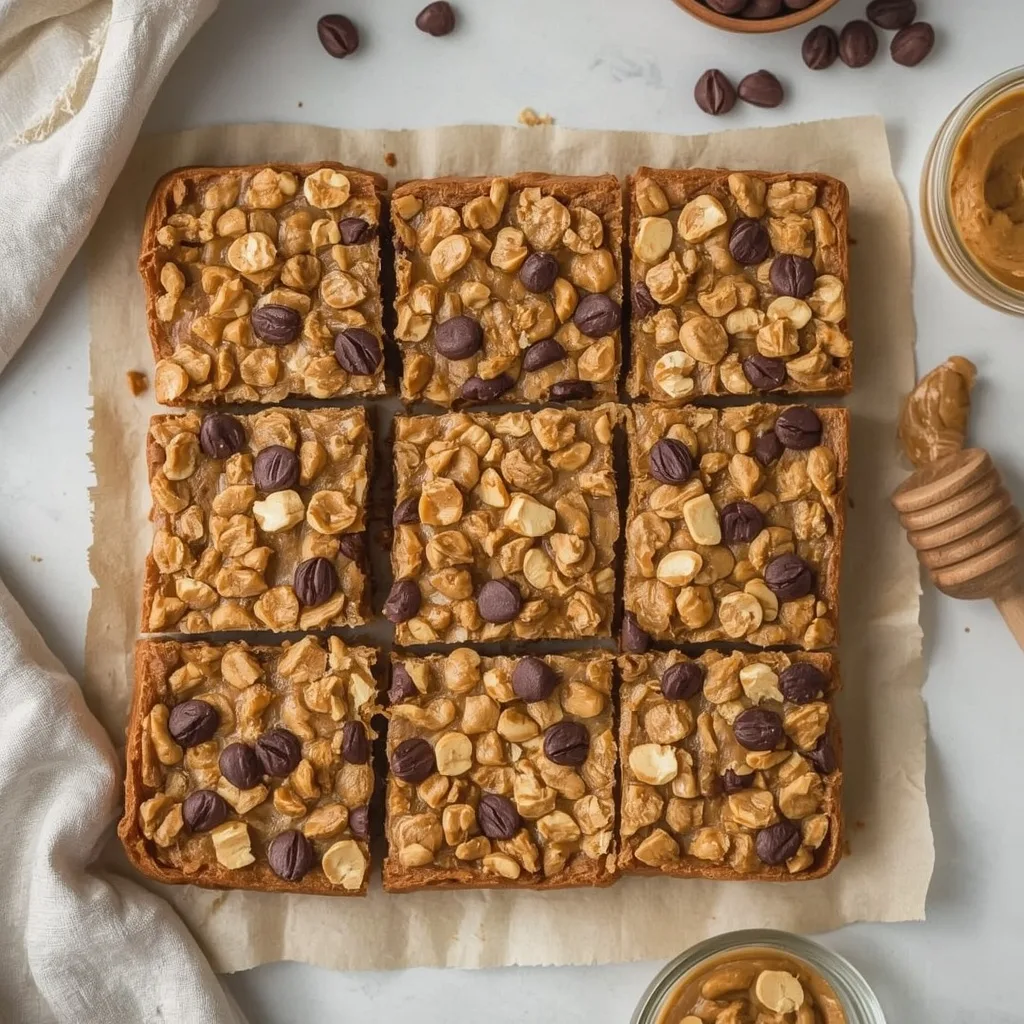 High Protein No Bake Peanut Butter Protein Bars