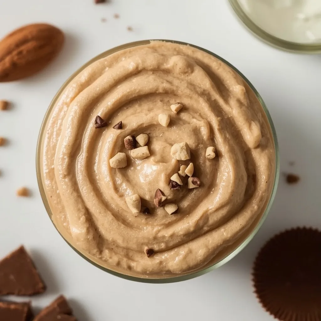 High Protein Peanut Butter Cup Cottage Cheese Mousse