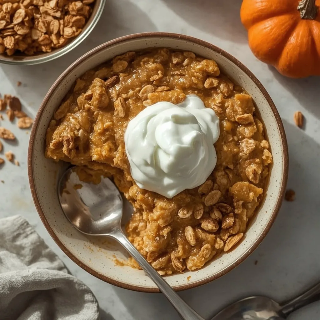 High Protein Pumpkin Baked Oatmeal
