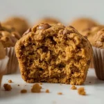 High Protein Pumpkin Muffins with Greek Yogurt - recipe card