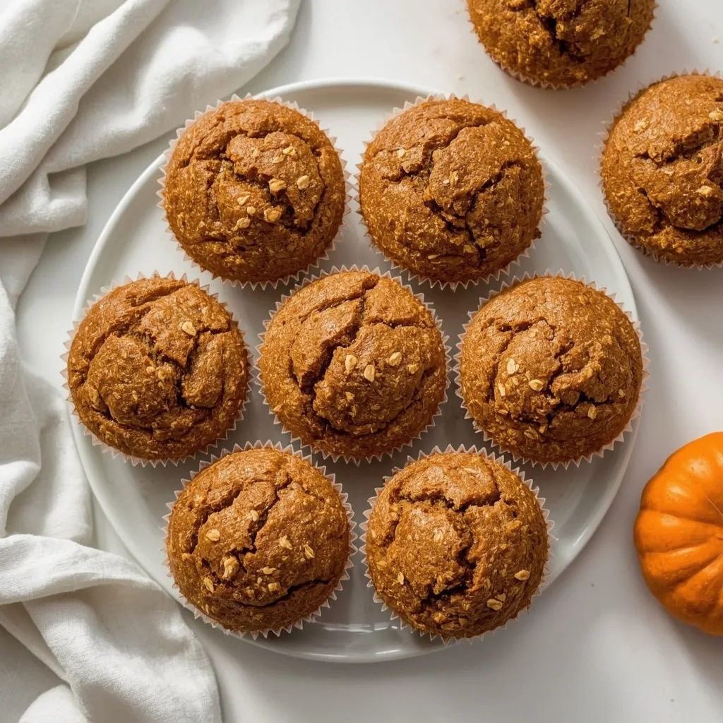 High Protein Pumpkin Muffins without Protein Powder