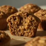 High Protein Pumpkin Muffins without Protein Powder - recipe card