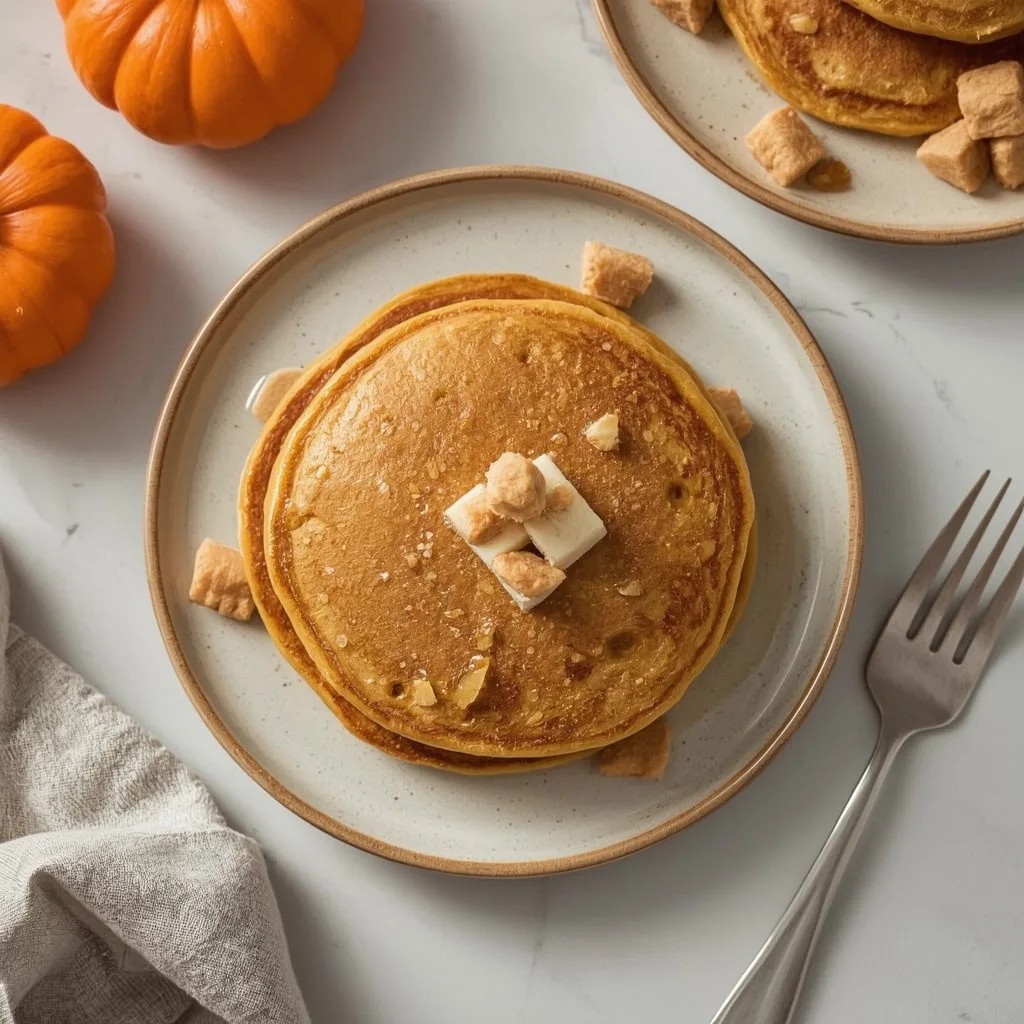 High Protein Pumpkin Pancakes