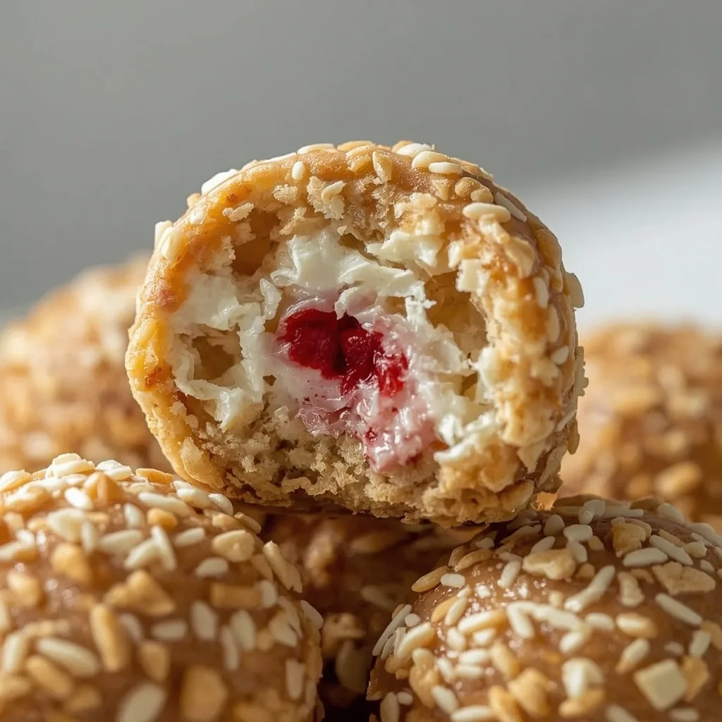 High Protein Strawberry Cheesecake Balls