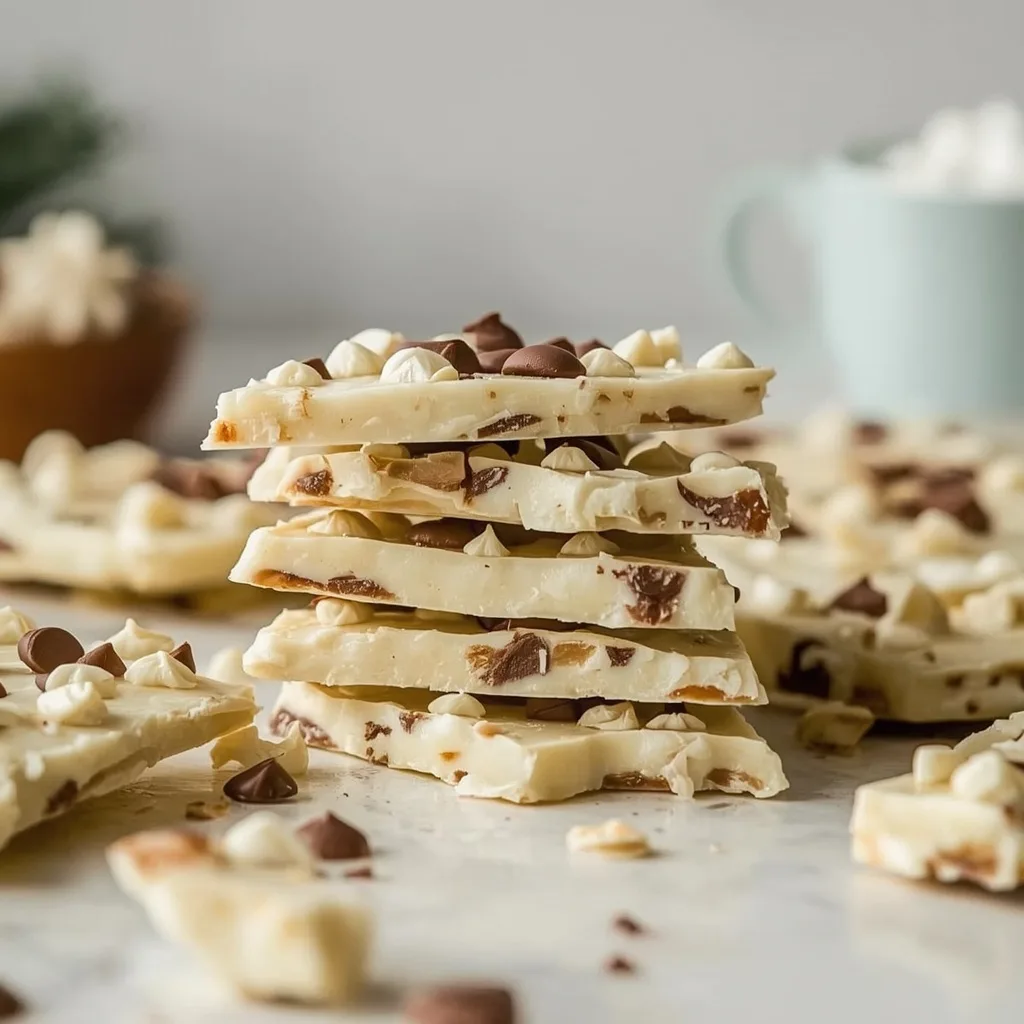 High Protein White Chocolate Christmas Bark