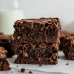 High Protein Zero Sugar Greek Yogurt Brownies - recipe card