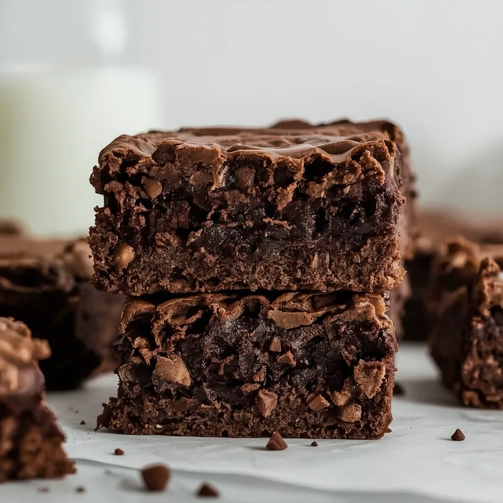 High Protein Zero Sugar Greek Yogurt Brownies