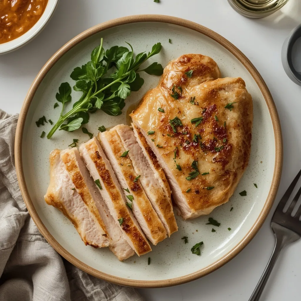 High Protein Air Fryer Turkey Breast (Garlic Herb)