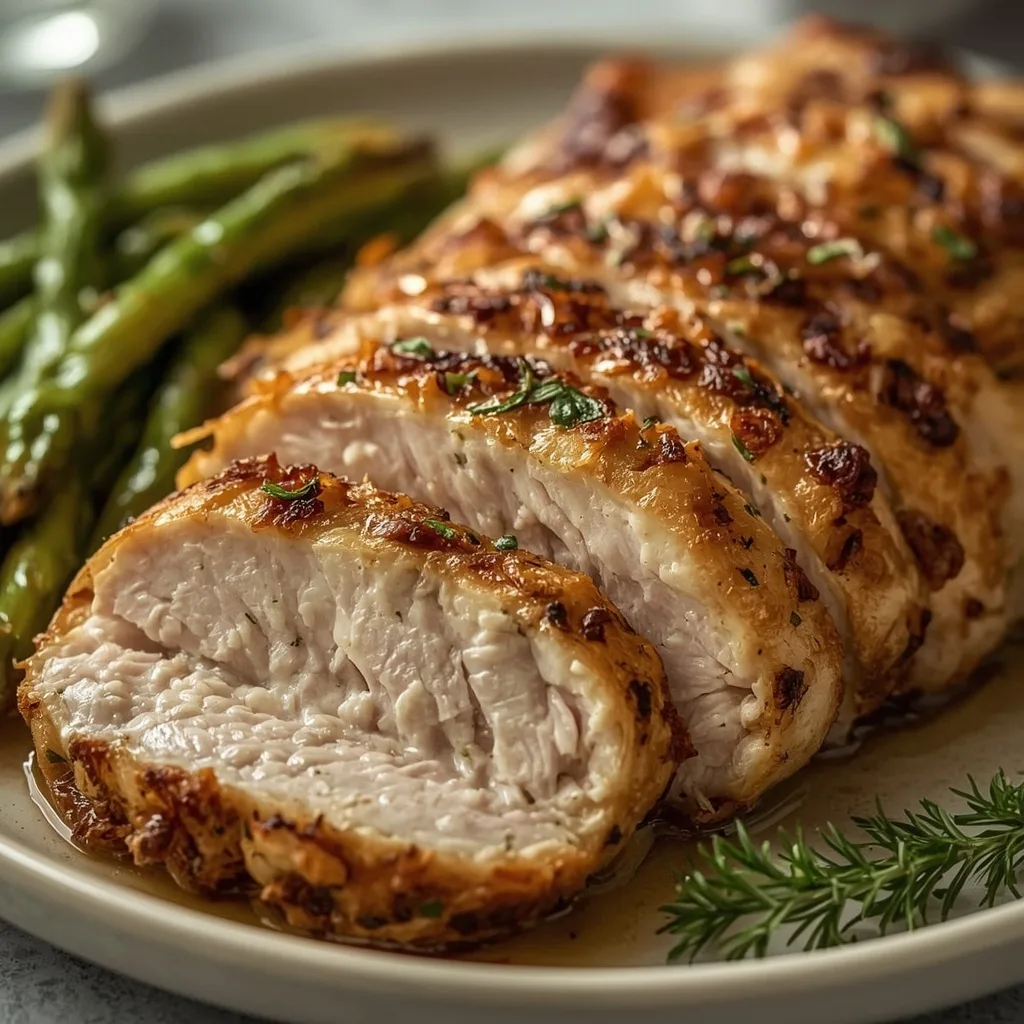 High Protein Air Fryer Turkey Breast (Garlic Herb)