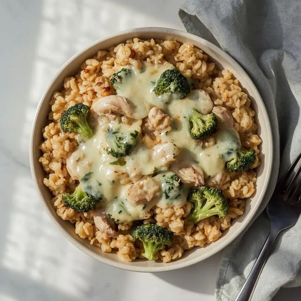 Broccoli Wild Rice Casserole with Turkey