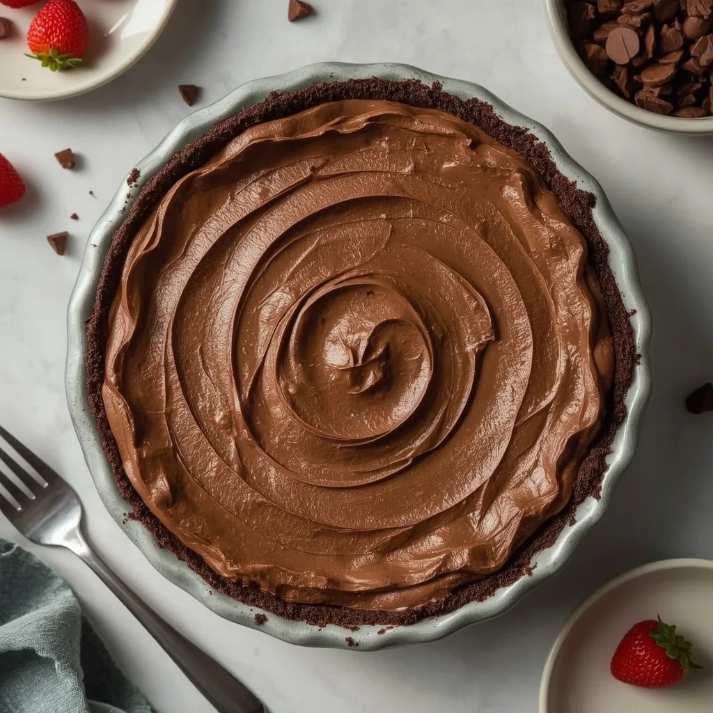 High Protein Chocolate Pie