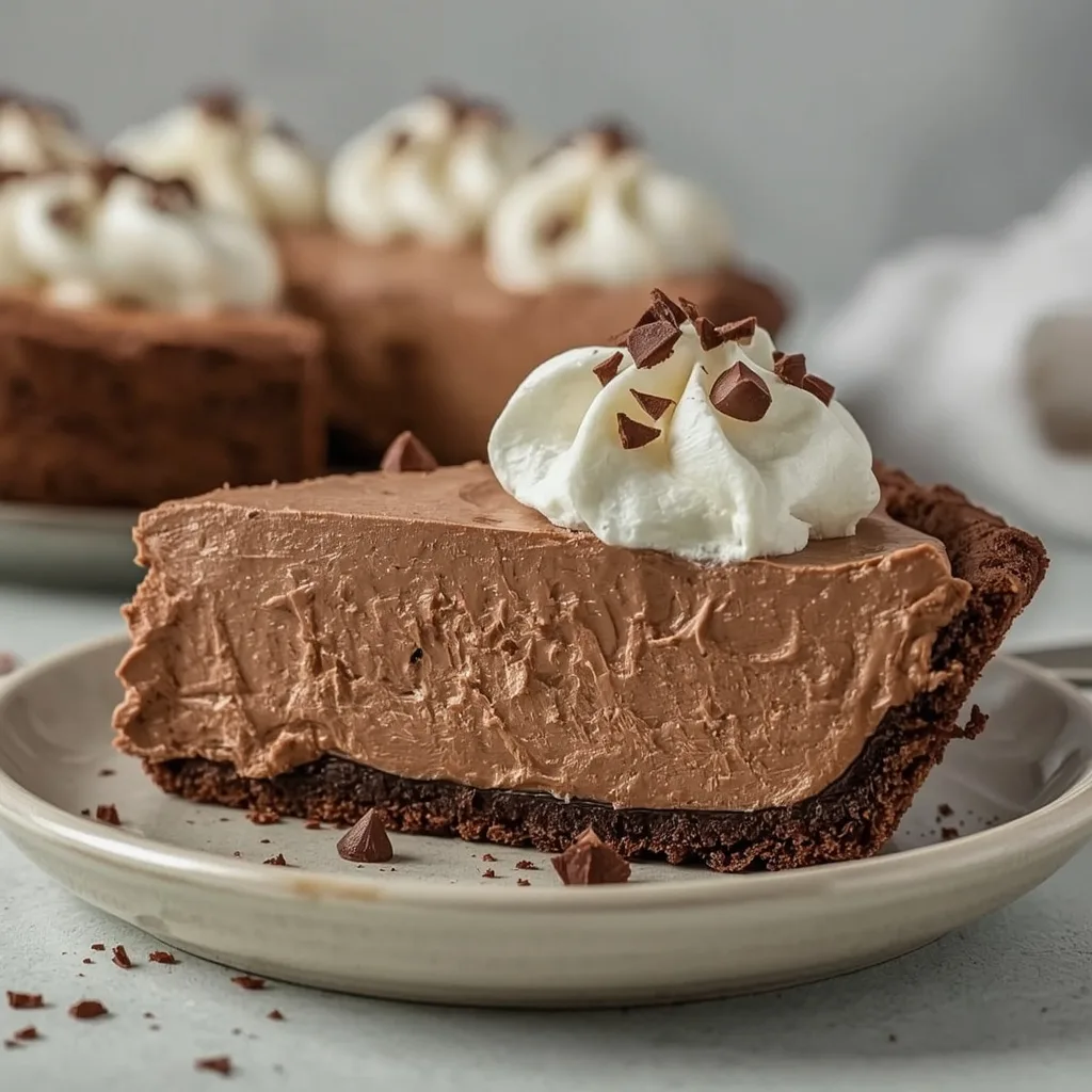 High Protein Chocolate Pie
