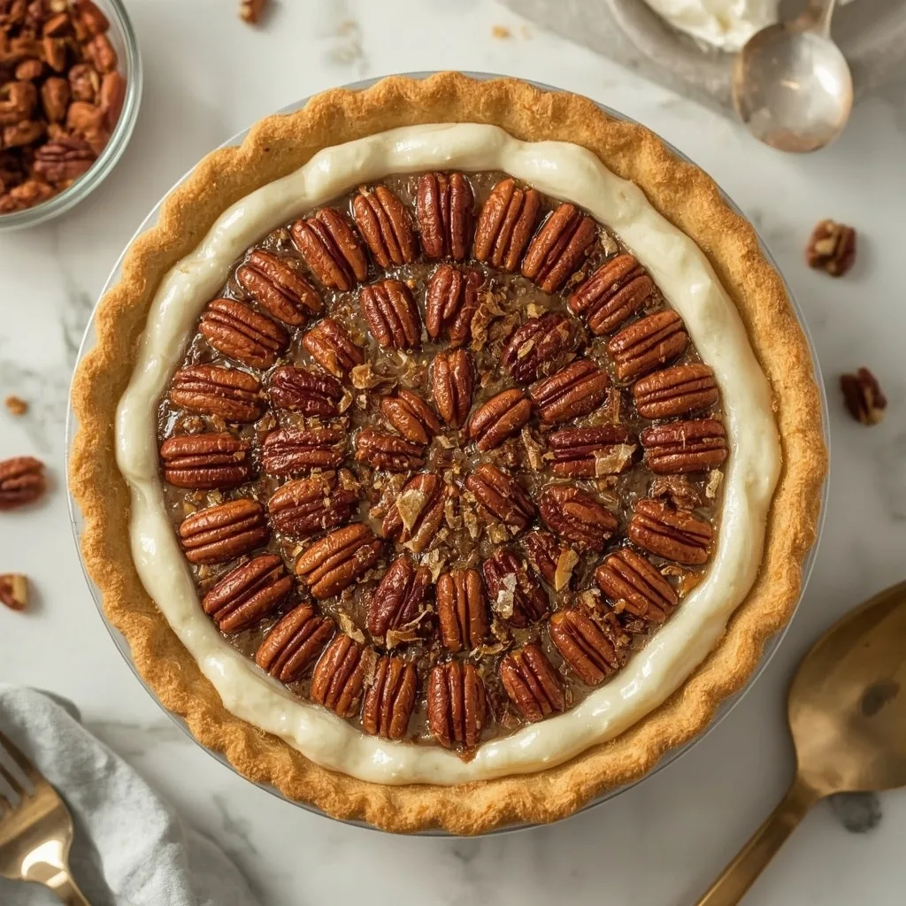 High Protein Pecan Pie (Greek Yogurt Filling)