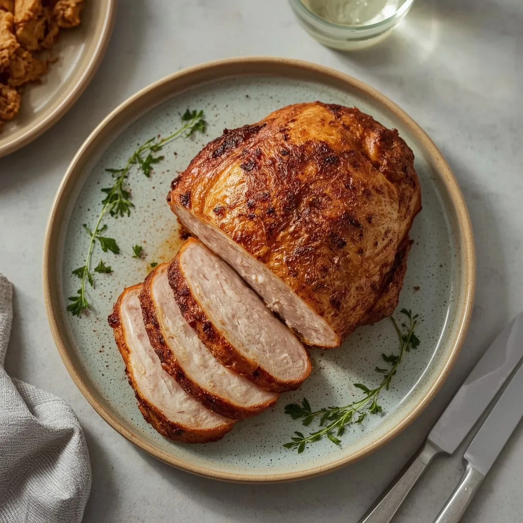 High Protein Smoked Turkey Breast (Pellet Grill)
