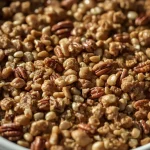 High Protein Sweet Potato Casserole with Pecan Crumble - recipe card