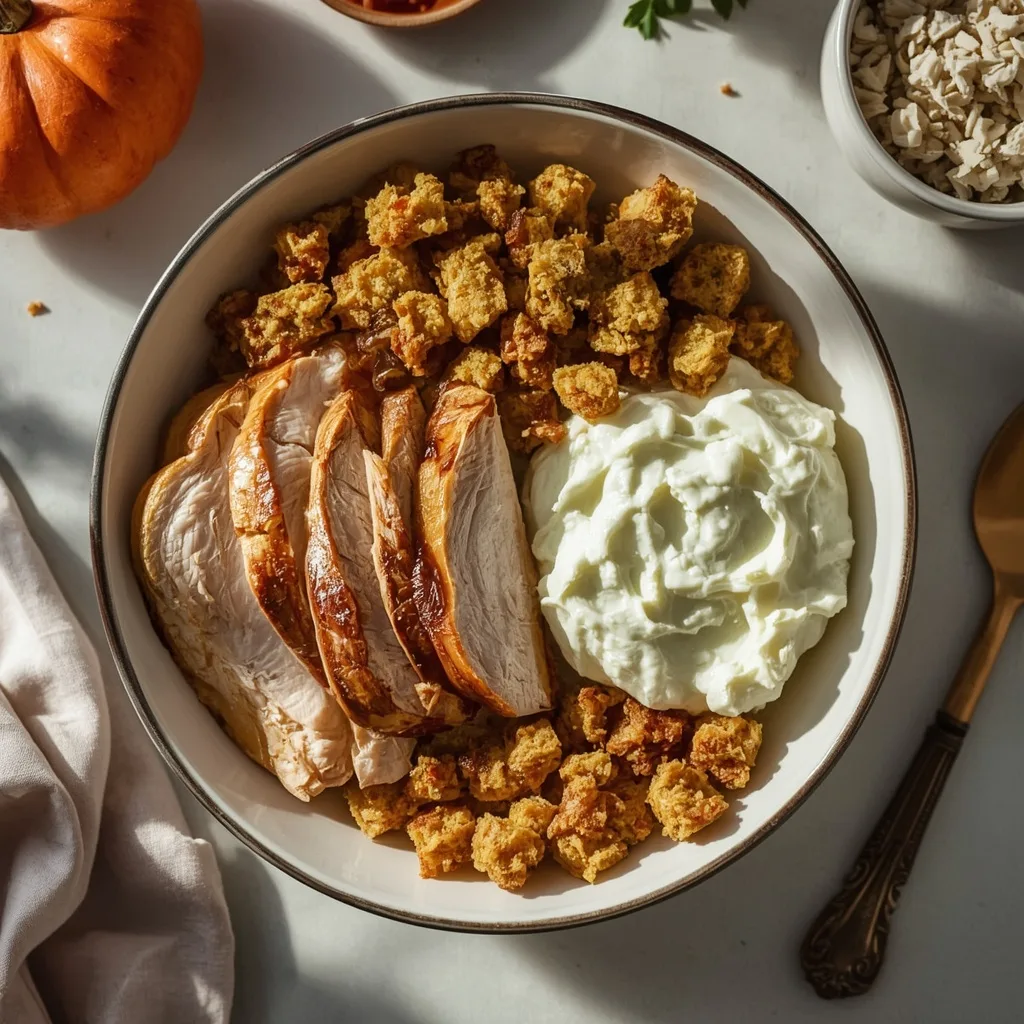 High Protein Thanksgiving Leftover Bowl (Meal Prep)