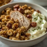High Protein Thanksgiving Leftover Bowl (Meal Prep) - recipe card